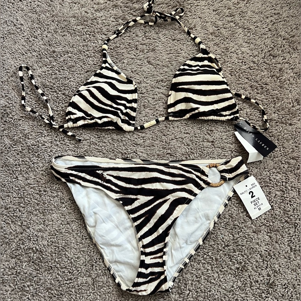 Ralph Lauren Women’s Bikini Brand New w Tags, Animal Print